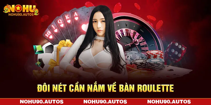 Đôi nét cần nắm về bàn Roulette Đôi nét cần nắm về bàn Roulette